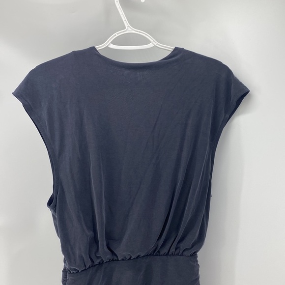 Free People Criss Cross Dress casual comfy summer mini minimalist grey - Picture 6 of 8